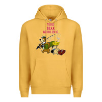 Mustard yogi bear & boo boo Premium Hoodie - artisFamous