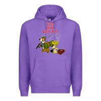 Purple yogi bear & boo boo Premium Hoodie - artisFamous