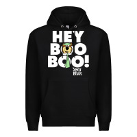 Black yogi bear Premium Hoodie - artisFamous