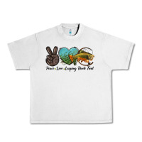 Lunar Rock Peace Love Leaping Brook Trout Urban Heavy Tee - LillyAllenDesigns