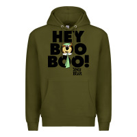 Army Green yogi bear Premium Hoodie - artisFamous