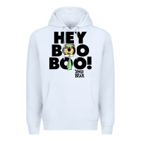 White yogi bear Premium Hoodie - artisFamous