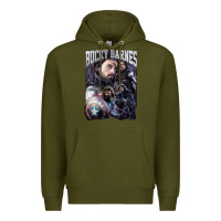Army Green bucky barnes a hero Premium Hoodie - artisFamous