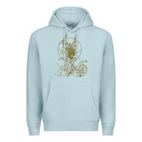 Blue Mist sleeping beauty maleficent crow branchesy Premium Hoodie - artisFamous