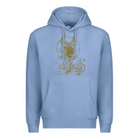 Colony Blue sleeping beauty maleficent crow branchesy Premium Hoodie - artisFamous