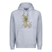 Heather Grey sleeping beauty maleficent crow branchesy Premium Hoodie - artisFamous