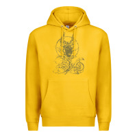 Lemon sleeping beauty maleficent crow branchesy Premium Hoodie - artisFamous
