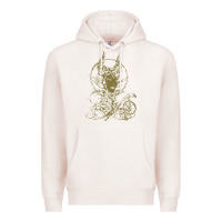 Pale Pink sleeping beauty maleficent crow branchesy Premium Hoodie - artisFamous