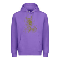 Purple sleeping beauty maleficent crow branchesy Premium Hoodie - artisFamous