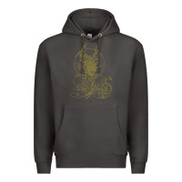 Smoke sleeping beauty maleficent crow branchesy Premium Hoodie - artisFamous