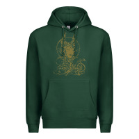 Sports Green sleeping beauty maleficent crow branchesy Premium Hoodie - artisFamous