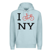 Blue Mist i bike ny funny bike Premium Hoodie - artisFamous