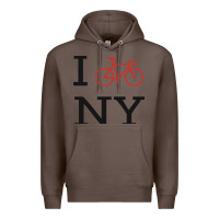 Coffee i bike ny funny bike Premium Hoodie - artisFamous