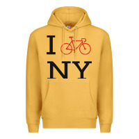 Mustard i bike ny funny bike Premium Hoodie - artisFamous
