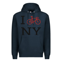 Navy i bike ny funny bike Premium Hoodie - artisFamous