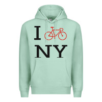 Seafoam i bike ny funny bike Premium Hoodie - artisFamous