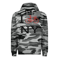 Slate Camo i bike ny funny bike Premium Hoodie - artisFamous