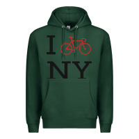 Sports Green i bike ny funny bike Premium Hoodie - artisFamous