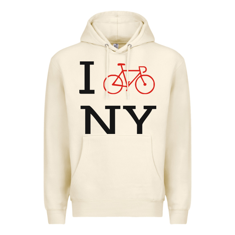 I Bike Ny Funny Bike Premium Hoodie by artisFamous | Teevron