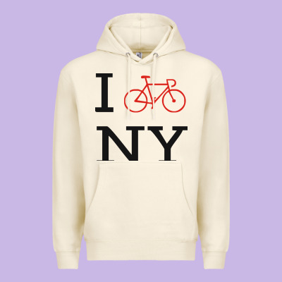 I Bike Ny Funny Bike Premium Hoodie Designed By Artisfamous