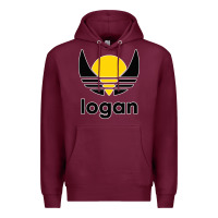 Burgundy logan Premium Hoodie - artisFamous