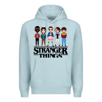 Blue Mist stranger kids Premium Hoodie - artisFamous