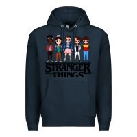 Navy stranger kids Premium Hoodie - artisFamous