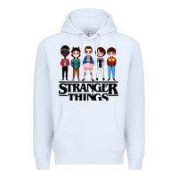 White stranger kids Premium Hoodie - artisFamous