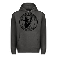 Charcoal Heather cowboy fast draw association Premium Hoodie - artisFamous