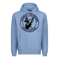 Colony Blue cowboy fast draw association Premium Hoodie - artisFamous