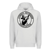 Dove Grey cowboy fast draw association Premium Hoodie - artisFamous