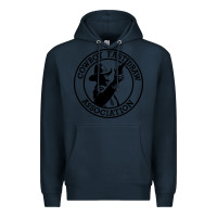 Navy cowboy fast draw association Premium Hoodie - artisFamous