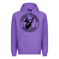 Purple cowboy fast draw association Premium Hoodie - artisFamous