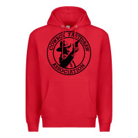 Red cowboy fast draw association Premium Hoodie - artisFamous