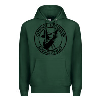 Sports Green cowboy fast draw association Premium Hoodie - artisFamous