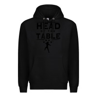 Black head of the table Premium Hoodie - artisFamous