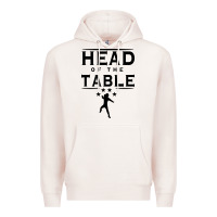Pale Pink head of the table Premium Hoodie - artisFamous