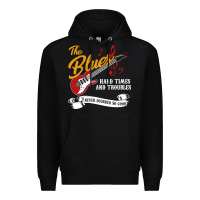 Black the blues music Premium Hoodie - artisFamous