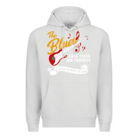 Dove Grey the blues music Premium Hoodie - artisFamous