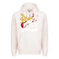 Pale Pink the blues music Premium Hoodie - artisFamous