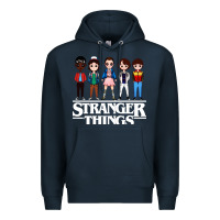 Navy stranger kids Premium Hoodie - artisFamous