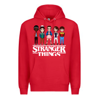 Red stranger kids Premium Hoodie - artisFamous