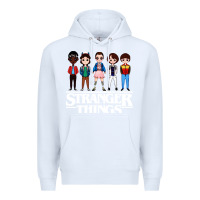 White stranger kids Premium Hoodie - artisFamous