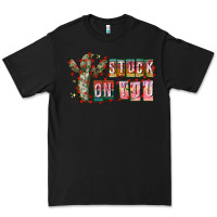 Black Stuck on You Premium Tee - CowhideDigitalArt