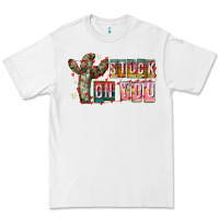 White Stuck on You Premium Tee - CowhideDigitalArt