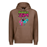 Chestnut Invader Zim Gir Premium Hoodie - artisFamous