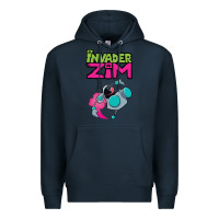Navy Invader Zim Gir Premium Hoodie - artisFamous