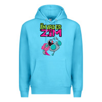 Ocean Blue Invader Zim Gir Premium Hoodie - artisFamous
