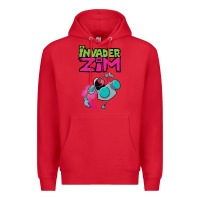 Red Invader Zim Gir Premium Hoodie - artisFamous