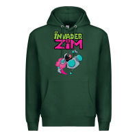 Sports Green Invader Zim Gir Premium Hoodie - artisFamous